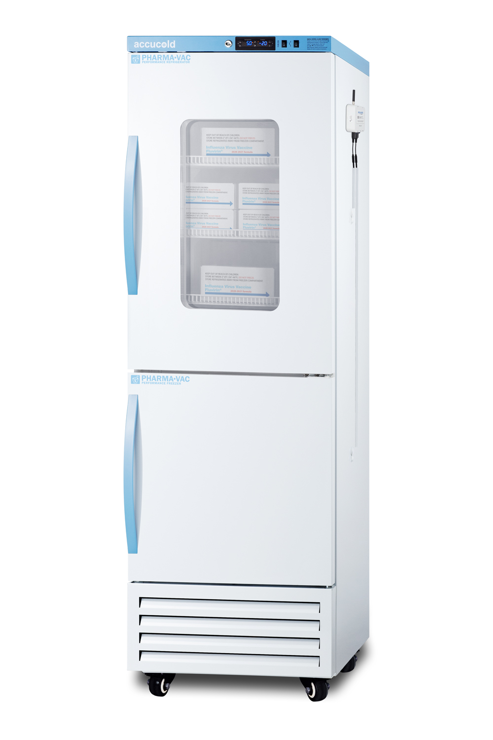 NIST calibrated wireless temperature monitoring device for cloud-based data management, compatible with refrigerator-freezers